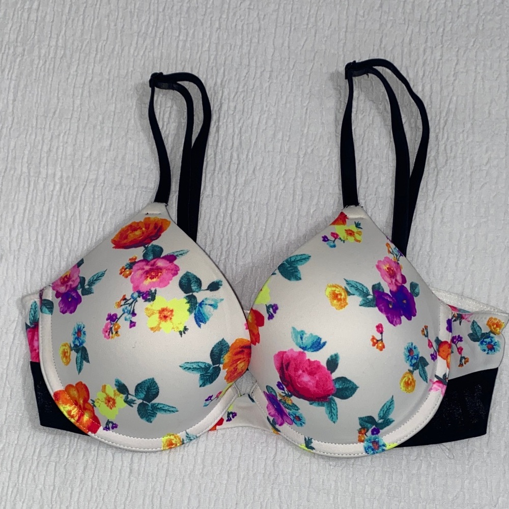 PINK Victoria’s Secret Floral Print Bra 34B